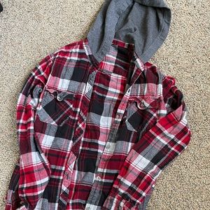 Hooded Flannel M